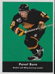 The design is, once again, very clean with a strong focus on photography. 1991 92 Parkhurst Pavel Bure 446 On Kronozio