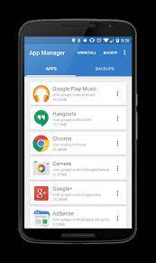 This app is a google account management tool on android devices. App Manager For Android Apk Download
