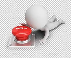 3d Small People Help Button Sculpture Lessons Powerpoint Animation Funny Emoji Faces