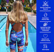 Chlorine sucks the natural oils from your hair and skin, leaving them dry, rough, and damaged. Triswim Chlorine Removal Swimmers Shampoo Moisturizing Repairing Hair Amazon Ae Beauty