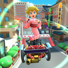 Mario kart and nintendo switch are trademarks of nintendo. Mario Kart Tour On Twitter Peach Is More Than Ready To Take On The Tokyo Tour In Her Traditional Japanese Kimono Mariokarttour