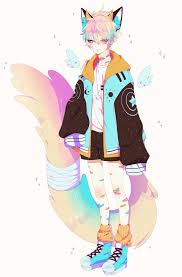 Effect Anime Fox Boy Anime Character Design Cute Anime Guys