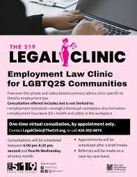 Don't pay unless your successful. The 519 On Twitter Employment Law Clinic For Lgbtq2s Communities Free Over The Phone Or Video Based Summary Advice Clinic Specific To On Employment Law Contact Legalclinic The519 Org Or Call 416 392 674 Consultations Will Be Scheduled Between