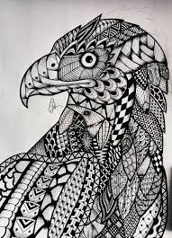 Zentangle Eagle By Lukemac On Deviantart Zentangle Drawings Zentangle Art Art