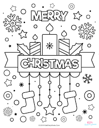 The kids will love these fun santa coloring pages. Christmas Coloring Pages