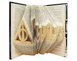 Harry Potter Always By Folded Book Art Potter Harry Folded Art In 2020 Book Folding Patterns Folded Book Art Book Art