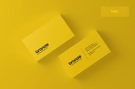 Free floating business card mockup. Simple And Minimal Business Card Mockup Mockup Hunt