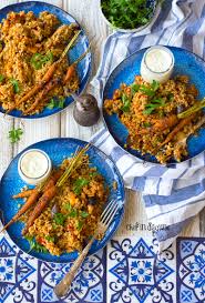 Parboiled long grain rice, orzo (macaroni product made from wheat flour), salt, autolyzed yeast extract*, onions*, garlic*, turmeric spice which imparts color. Eggplant Bulgur Pilaf Chef In Disguise