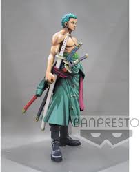 He also has exceptional healing capabilities, able to recover from the most brutal injuries within a fairly short period of time, as shown that despite he nearly died after absorbing luffy's immense pain and fatigue from kuma's devil fruit powers, zoro regained consciousness and was capable of walking again after only a few days. 3296580255481 Figurine One Piece Banpresto Roronoa Zoro Manga Dimension Master Stars Piece 26cm Toys Games Action Figures