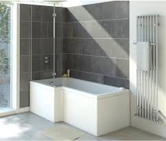 1700mm L Shape Shower Bath Tub Left Hand With Screen And Side Panel Shower Bath Small Bathroom L Shaped Bath