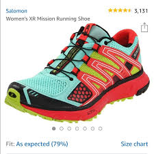 Salomon Xr Mission Trail Running Shoes 8 Colorful