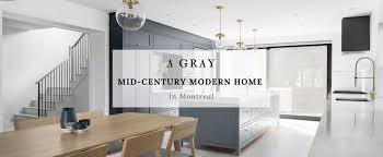 A Gray Mid Century Modern House In Temperamental Montreal