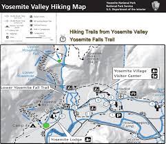 Yosemite Valley Trail Map Pin By Pine Arbor Retreat On Yosemite Valley Hiking Trails | Hiking Map,  Yosemite Camping, California Travel