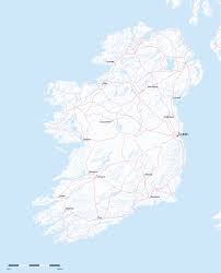 Map of Ireland Printable FREE