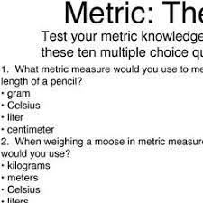 Metric Puzzles And Quizzes Us Metric Association