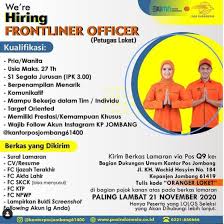 Laporan reporter pos kupang.com, teni jenahas. Lowongan Kerja Pos Indonesia Lowongan Kerja Dan Rekrutmen Bulan Mei 2021