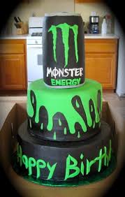 Pin Di Laurie Su Monster Energy Drink Birthday Party Torte Compleanno