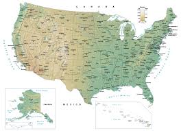 Map Of Usa United States Of America Gis Geography