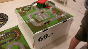 Spieltisch Aus Stuva Truhen Von Ikea Mit Strassenteppich Unbedingt Nachbauen Spieltisch Kinder Spieltisch Spieltisch Ikea