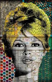French artist renaud delorme creates these graphic portraits of modern day celebrities using a combination of clusterings of found objects and graphic paintings. Explore Buy Royalty Free Stock Seamless Repeat Patterns Print Trends Pop Art Portraits Brigitte Bardot Photo Art