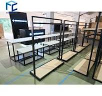 Hot Sale Wood Display Stand Case Retail Clothing Display Rack for Promotion