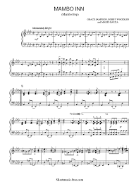 Have you ever heard a piano jazz piece and gone searching for the sheet music just to find only simplified arrangements at silly prices? Mambo Inn Piano Sheet Music Latin Jazz Sheetmusic Free Com