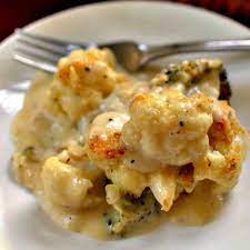 Broccoli And Cauliflower Bake Recipe Baked Cauliflower Vegetable Recipes Yummy Casseroles