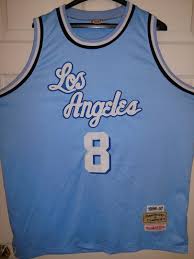 Nba los angeles lakers boys' anthony davis jersey. Kobe Bryant 8 Los Angeles Lakers Jersey Light Blue On Blue 1918282983