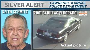 Missing Man — Silver Alert — LAWRENCE, Kan. — Lawrence Kansas Police have  issued a Sliver Alert for a resident missing. “Help us find 84-year-old Keith  Schmitz. He's driving the 2001 Cadillac