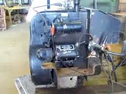 There is likely an interlock to the pto and seat safety interlock. John Deere 210 Motor K241 10 Hp Kohler Running Motor Youtube