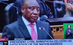 This is where all the details, such as time of address, are. South Africa President Cyril Ramaphosa 2021 State Of The Nation Address Allafrica Com