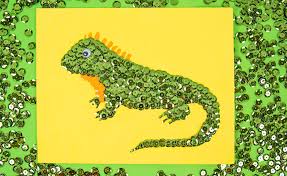 Sequin Iguana Craft Project Ideas