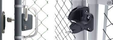 Recommendation chain link gate locking systems and lock. Home Garden Multiple S Aluminum Spring Loaded Gate Closer For Residential Chain Link Gates Garden Fencing