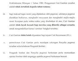 B) pengiraan waktu kerja lebih masa dikira. Apa Itu Cuti Gantian Dan Keperluannya Untuk Guru Cikgu Share 1 0