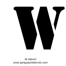 Print these free letter stencils which are created in an big letter theme. Alphabet Letter Stencils