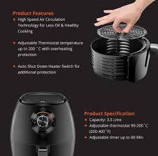 You can learn everything about air fryer from our website. Khind 3 5lt Air Fryer Hi Shopee Malaysia
