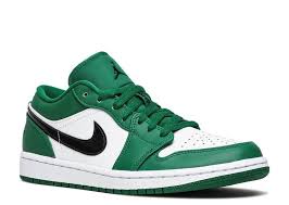 Air Jordan 1 Low Pine Green Air Jordan 553558 301 Pine Green Black White In 2020 Air Jordans Jordan 1 Jordan 1 Low