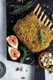 Roasted Rack Of Lamb With Pistachio Herb Crust Recipe In 2020 Roast Rack Of Lamb Rack Of Lamb Lamb