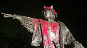 Atacada la estatua de Cristóbal Colón en un parque de Texas ...