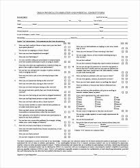 Physical Examination Forms Template Best Of Physical Exam Template 8 Download In Documents In Pdf In 2020 Physics Lesson Plan Template Free Templates