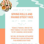 Clover YA Let’s Make: Spring Rolls and Mango Sticky Rice