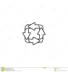 Okologie Aufbereitend Zeichnen Sie Dunn Ikone Stockbild Bild Von Aufbereitend Ikone 99440323