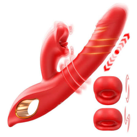 Vibrator Thrusting Dildo Adult Sex Toys, 4IN1 In Pakistan | Lovetoy.Pk