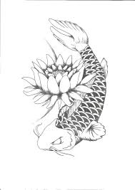 Little ones love to color. Online Coloring Pages Coloring Page Fish And Lotus Coloring Download Print Coloring Page