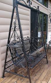 Amazing Garden Swing Seats 15 Porch Swing Wrought Iron Furniture Garden Swing