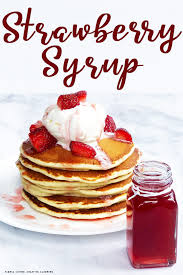 Add strawberries and lemon juice. Strawberry Syrup Simple Living Creative Learning