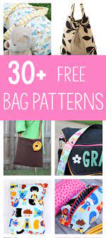 Free bag patterns to print. 25 Bag Sewing Patterns
