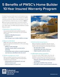 Defective workmanship insurance could be of benefit if you are involved in the likes of repairing or servicing vehicles. Builders 10 Year Insured Warranty Professional Warranty Service Corp