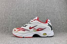 Supreme X Nike Zoom Streak Spectrum Plus Habanero Red Aq1279 100 Off White Shoes White Nikes Off White