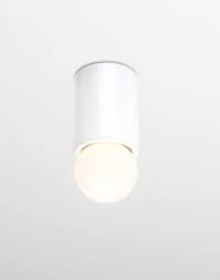 Industrial metal ceiling mount light fixture. White Porcelain Ceiling Light Series O1 Holloways Of Ludlow